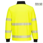 PW3 Hi-Vis 1/4 Zippzáras hosszú ujjú póló