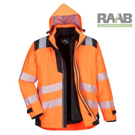 PW3 Hi-Vis 3 az 1ben kabát