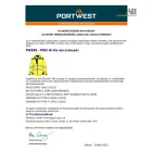 PW3 Hi-Vis női esőkabát