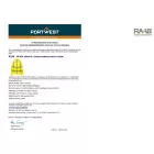 Hi-Vis könnyű, összecsomagolható dzseki