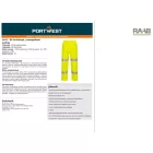 Hi-Vis könnyű, csomagolható nadrág