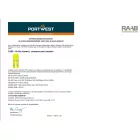 Hi-Vis könnyű, csomagolható nadrág