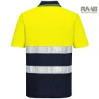 Hi-Vis Kéttónusú könnyű póló S/S