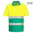 Hi-Vis Kéttónusú könnyű póló S/S