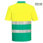 Hi-Vis Kéttónusú könnyű póló S/S
