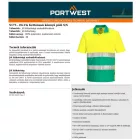 Hi-Vis Kéttónusú könnyű póló S/S