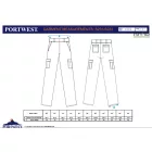 Stretch Slim Combat nadrág