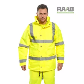 Hi-Vis Traffic kabát -sárga