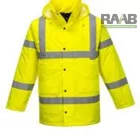 Hi-Vis lélegző kabát sárga