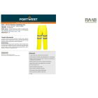 Hi-Vis Extreme esőnadrág (3L)