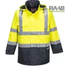 Hi-Vis Multi protection antisztatikus és lángálló kabát