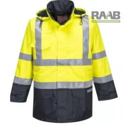 Hi-Vis Multi protection antisztatikus és lángálló kabát