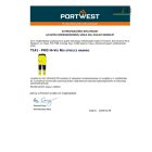 PW3 Hi-Vis Női streccs nadrág