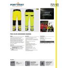 PW3 Hi-Vis hevederes nadrág