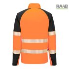 PW3 Hi-Vis 1/4 cipzáras hosszú ujjú póló
