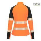 PW3 Hi-Vis 1/4 Cipzáras női pulóver