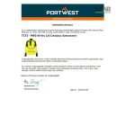 PW3 Hi-Vis 1/4 Cipzáras női pulóver