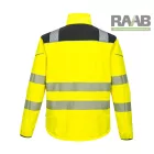 Softshell kabát fekete betéttel