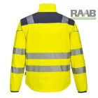 Softshell kabát fekete betéttel