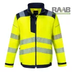 Hi-Vis kabát haránt csíkkal 
