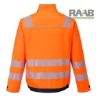 Hi-Vis kabát haránt csíkkal 