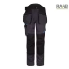 Holster nadrág térdeplőbetét tatóval metál szürke színben