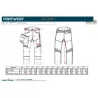 Holster nadrág térdeplőbetét tatóval metál szürke színben