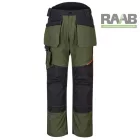 Holster nadrág térdeplőbetét tatóval metál szürke színben