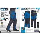 Holster nadrág térdeplőbetét tatóval metál szürke színben