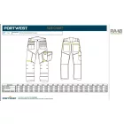 WX3 Eco Stretch Holster nadrág