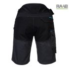 Rövidnadrág fekete derékrésszel Metál szürke színben