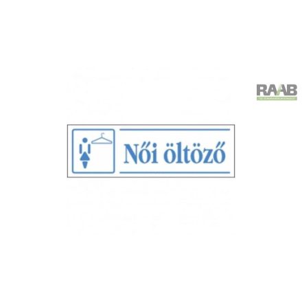 Női öltöző matrica