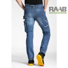 JOB világoskék munkafarmer M méretben