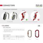 CLASSIC Ovális Acél KARABÍNER