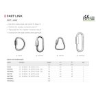 TRAPÉZ ALAKÚ ACÉL KARABÍNER