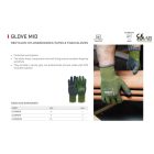 12 páros kiszerelés ÚJRAHASZNOSÍTOTT NEJLON ÉS SPANDEX MÁRTOTT KESZTYŰ