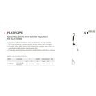 SZABÁLYOZHATÓ KÖTÉL ENERGIAELNYELŐVEL EMELVÉNYEKHEZ 1,9M