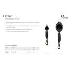 STRAP behúzható zuhanásgátló 2m-es