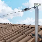 TOWER telepíthető kikötési pont 600MM, 150X150MM-ES ALJZATTAL