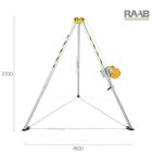 TRI2115 háromlábú ereszkedő/mentő állvány