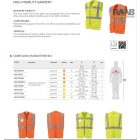 JÓLLÁTHATÓSÁGI MELLÉNY CIPZÁRAS, NARANCSSÁRGA