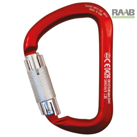 ALUMÍNIUM KARABINER, ÖNZÁRÓ