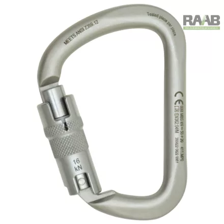 SZÉNACÉL KARABÍNER, ÖNZÁRÓ ANSI