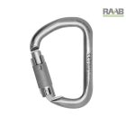 RUGÓS HOROG ACÉL KARABÍNER, ÖNZÁRÓ