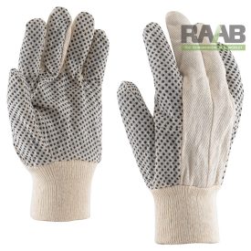 Csúszásgátló kesztyű, fekete pettyes