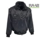 Téli pilóta dzseki fekete színben 