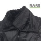 Téli pilóta dzseki fekete színben 