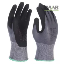 Szürke nylon/spandex kesztyű