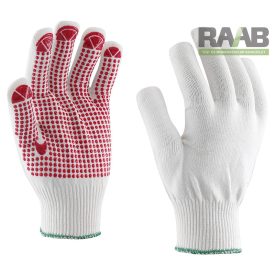 Pontozott poliamid háromszálas kesztyű