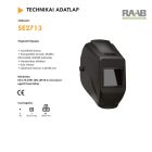 Hegesztő fejpajzs SE2713